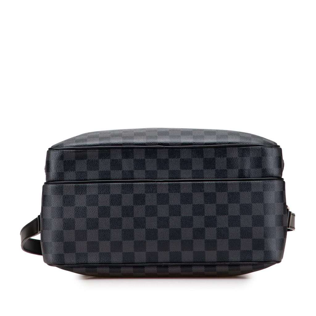 Louis Vuitton Damier Graphite Sac Leoh Black Canvas Good condition - Inside View