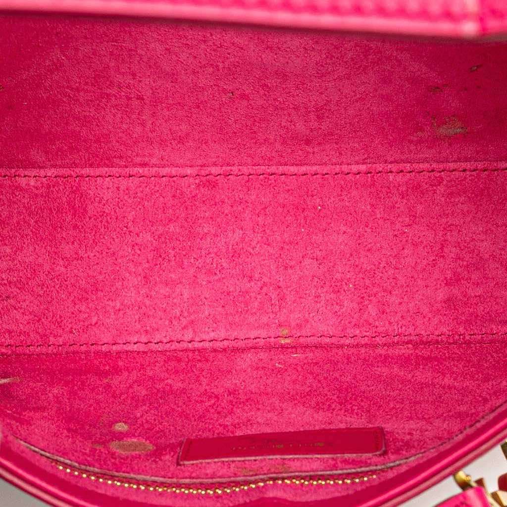 Saint Laurent Smooth Leather Le 5 a 7 Shoulder Bag Pink Leather Very good - Model View