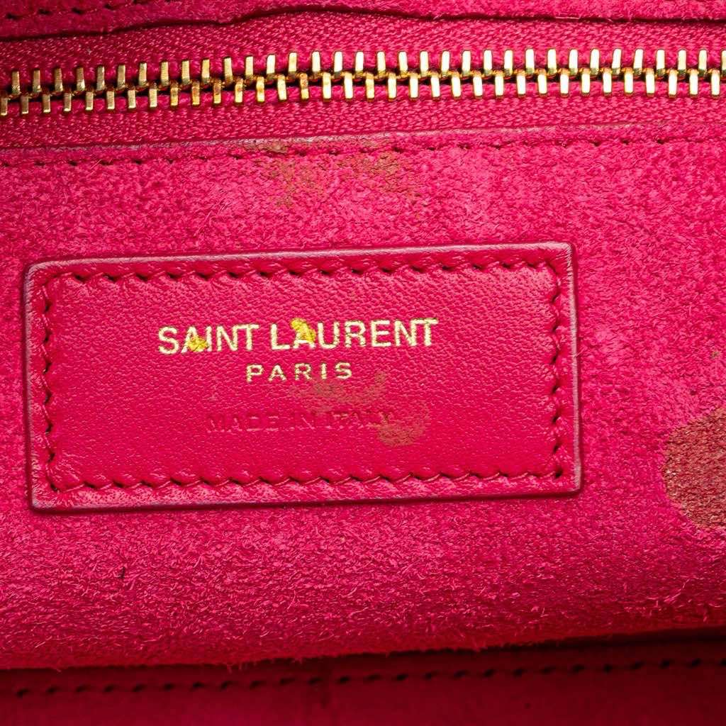 Saint Laurent Smooth Leather Le 5 a 7 Shoulder Bag Pink Leather Very good - Box View