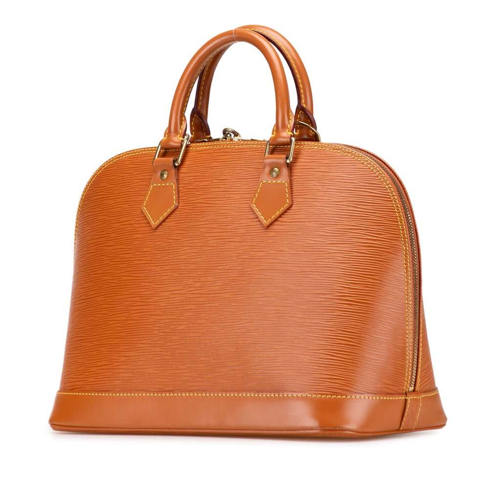 Louis Vuitton Epi Alma PM Brown Leather Very good condition - Back View