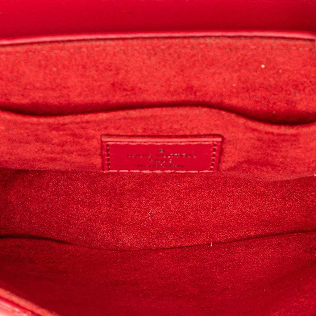 Louis Vuitton New Wave Chain Bag PM Red Leather Very good - Model View
