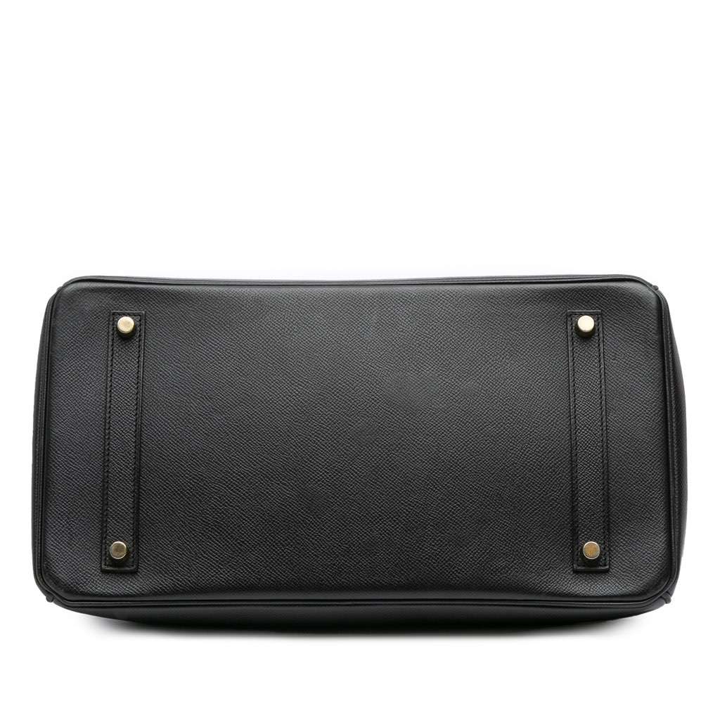 Hermès Epsom Birkin Retourne 35 Black Leather Good condition - Inside View