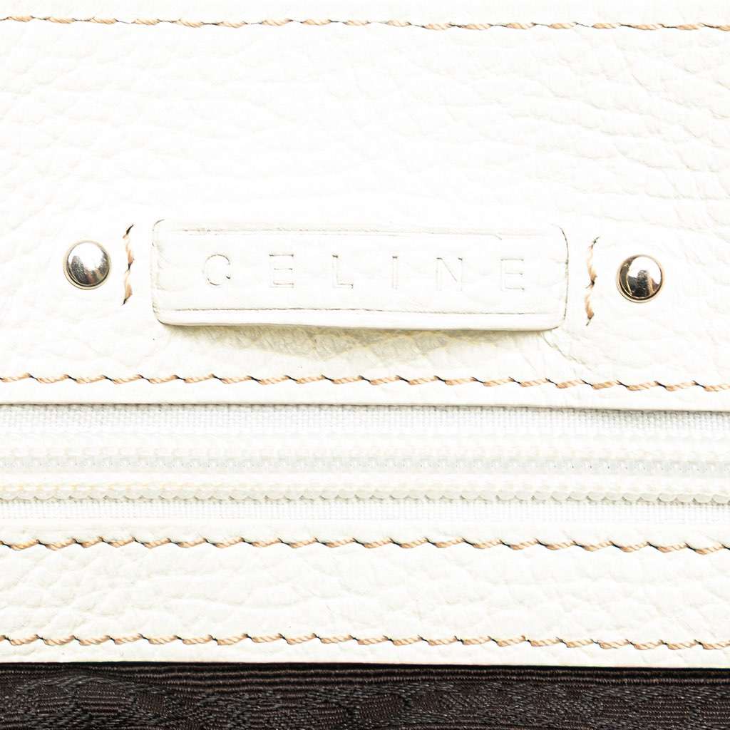 Celine Macadam Denim Tote Blue Denim Very good - Box View