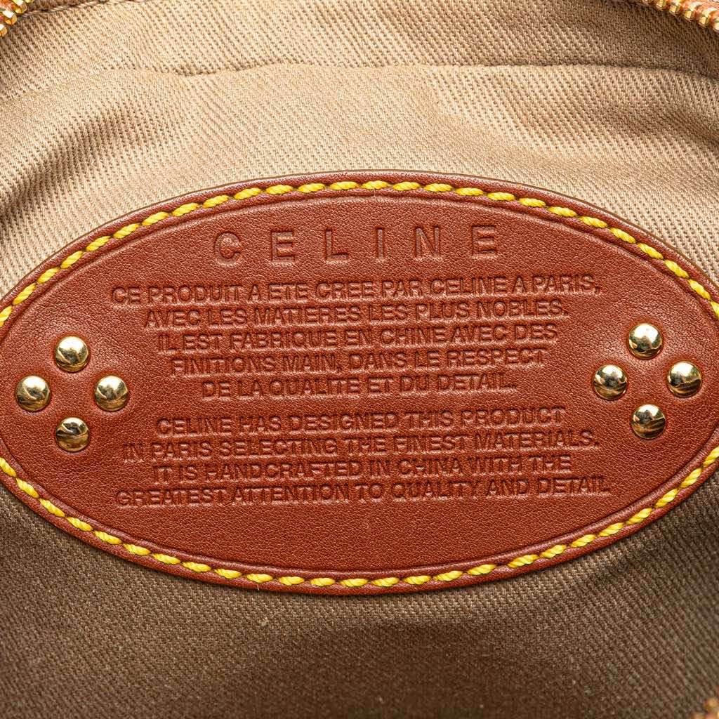 Celine Macadam Canvas Crossbody Brown Canvas Good - Box View