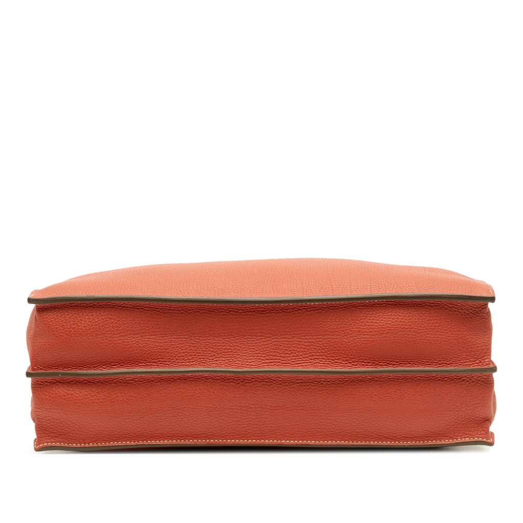 Hermès Togo Kelly Depeches 38 Red Leather Good condition - Inside View