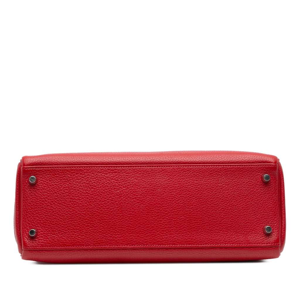 Hermès Togo Kelly II Retourne 32 Red Leather Good condition - Inside View