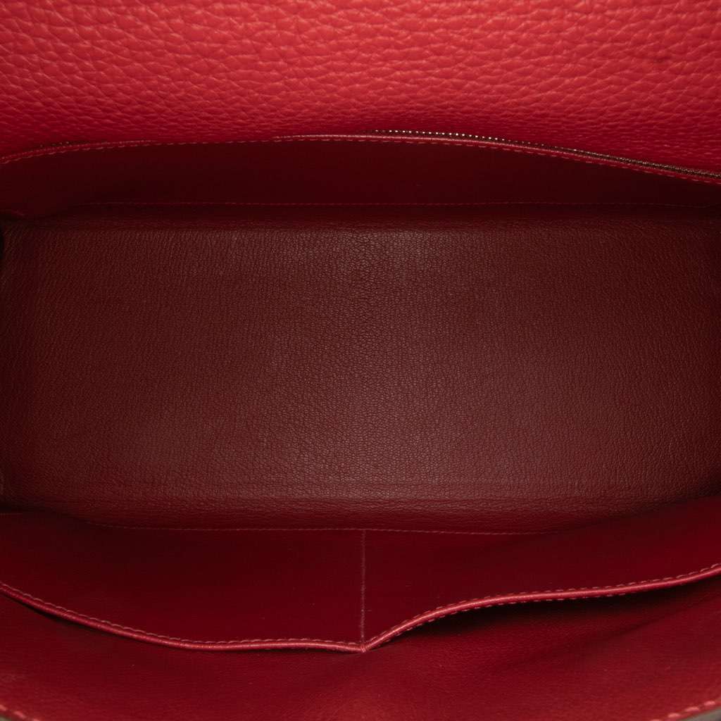 Hermès Togo Kelly II Retourne 32 Red Leather Good condition - Model View