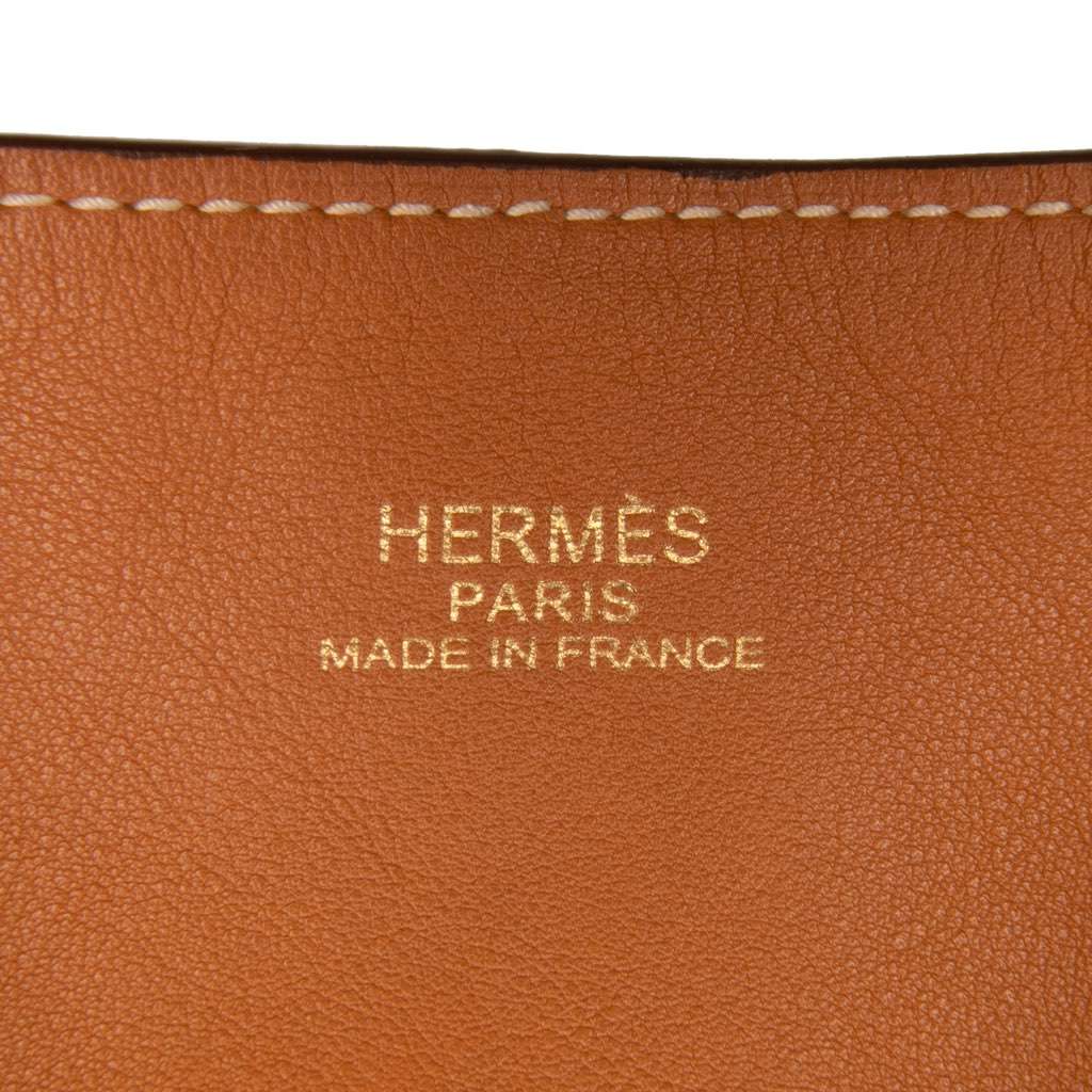 Hermès Multicolor Swift and Veau Sikkim Double Sens 28 Red Leather Good condition - Box View