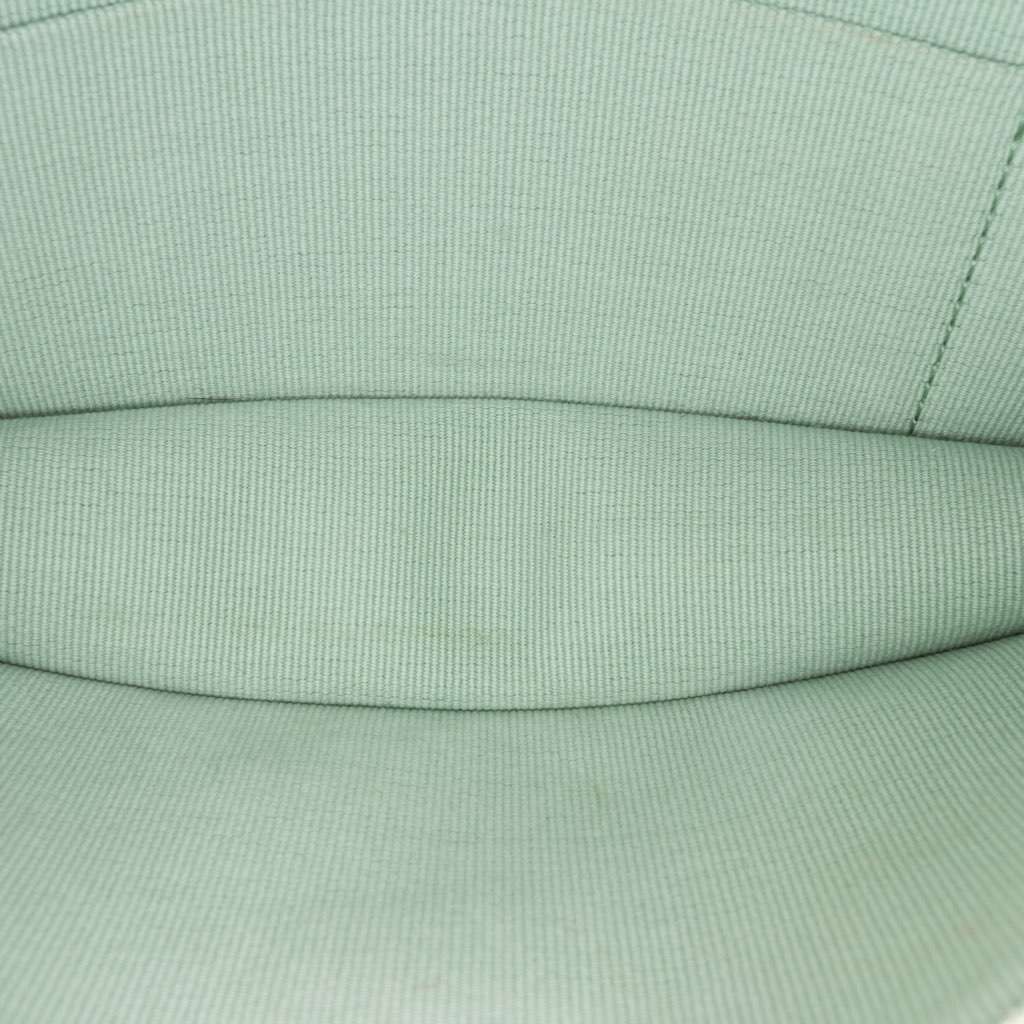 Chanel Quilted Lambskin 19 Wallet on Chain Green Leather Very good - Model View