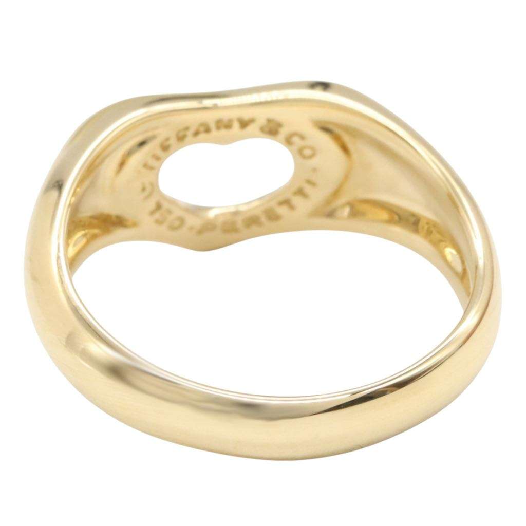 Tiffany & Co Elsa Peretti 18K Yellow Gold Open Heart Ring Gold Gold Good condition - Inside View