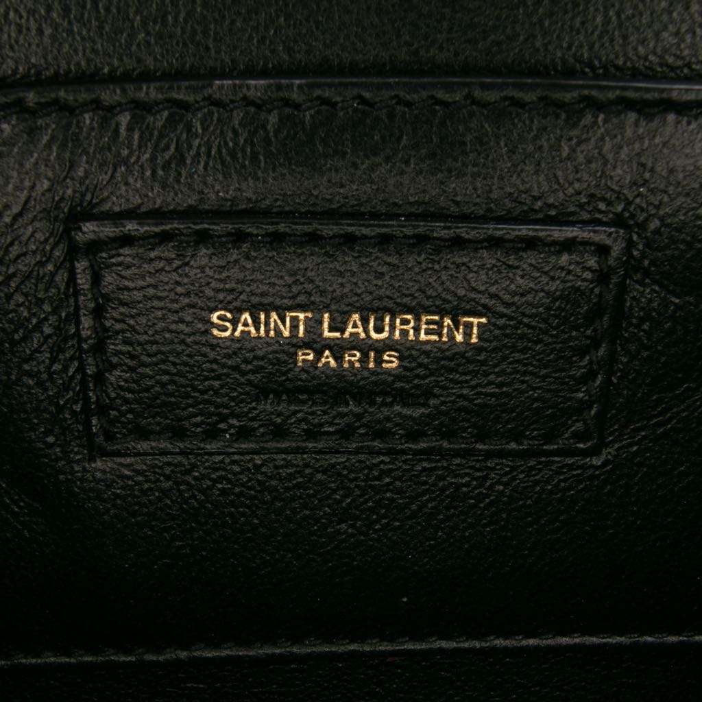 Saint Laurent Medium Calfskin Solferino Satchel In Box Red Leather Very good - Box View