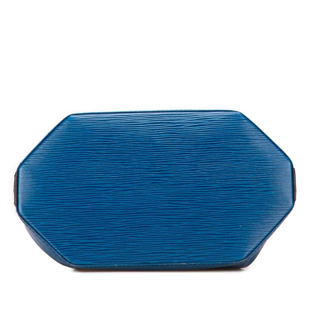 Louis Vuitton Epi Bicolor Sac D Epaule PM Blue Leather Good - Inside View