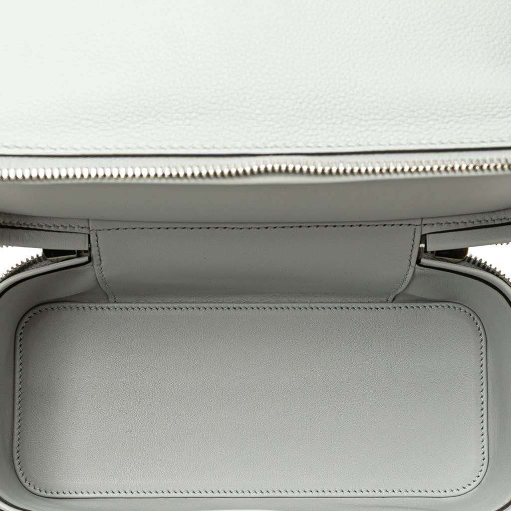 Hermès Evercolor Bolide Secret Bag Blue Leather Good condition - Model View