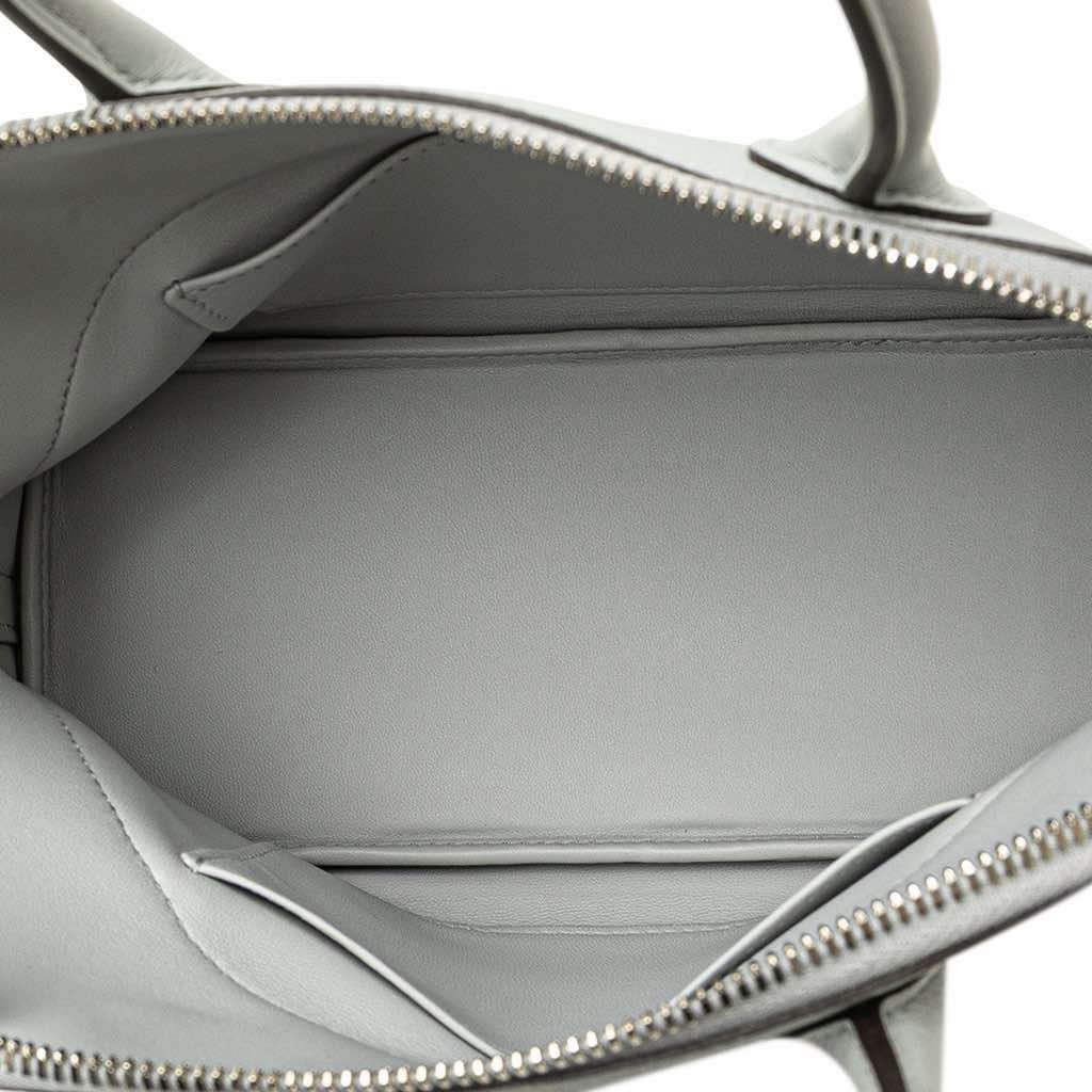 Hermès Evercolor Bolide Secret Bag Blue Leather Good condition - Box View