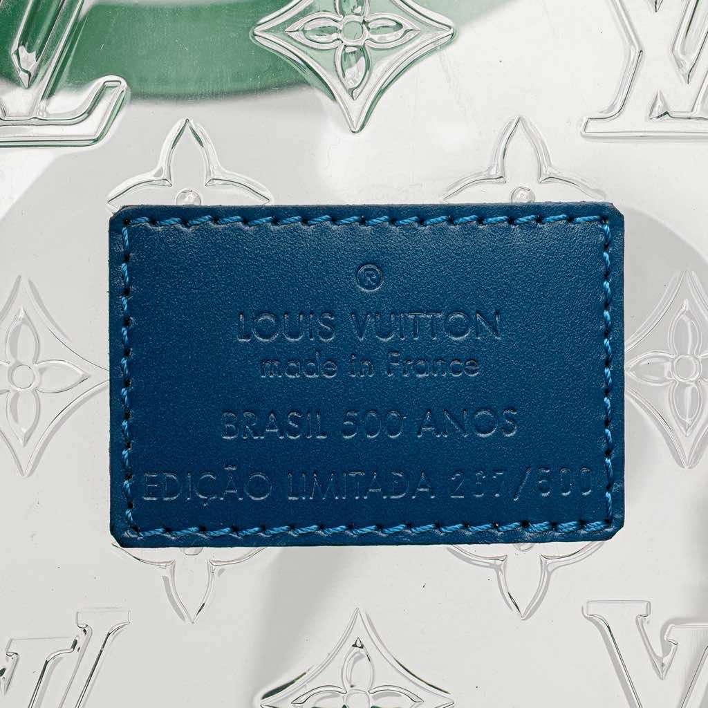 Louis Vuitton Limited Edition Brazil 500th Anniversary Monogram Vinyl Clear Cabas White Very good condition - Box View