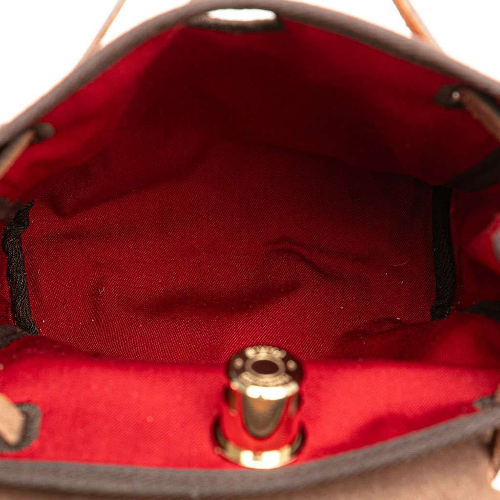 Hermès Toile Herbag TPM Orange Canvas Good condition - Model View