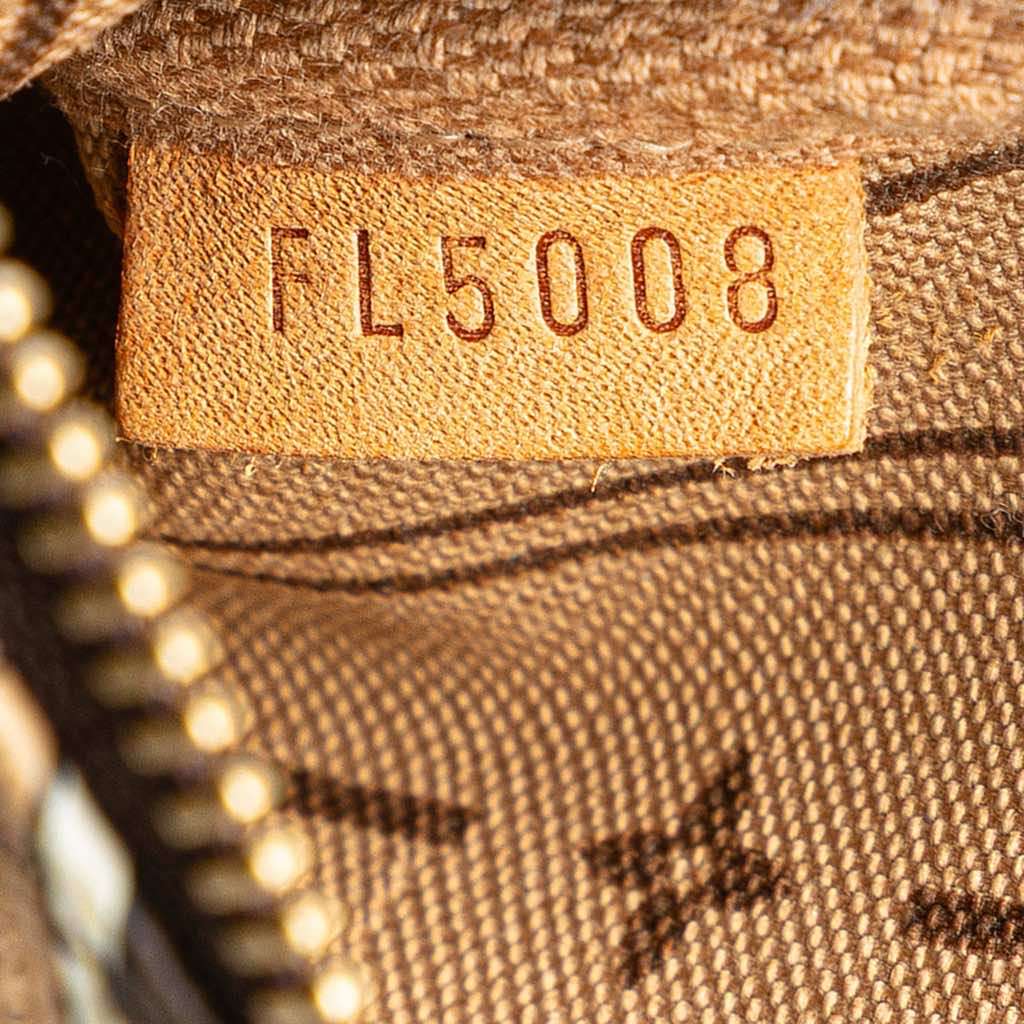 Louis Vuitton Monogram Patch Mini Pochette Accessoires Brown Canvas Very good - Box View