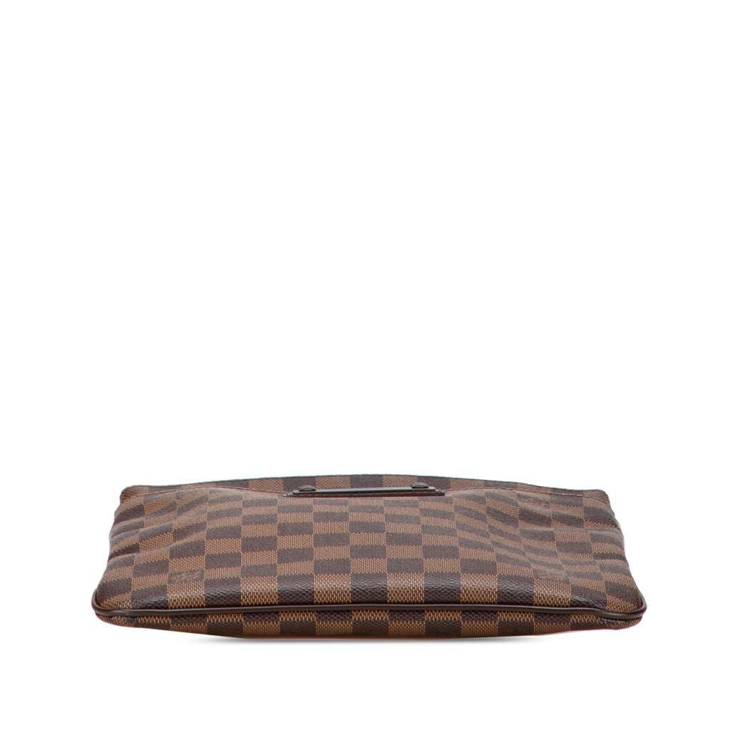 Louis Vuitton Damier Ebene Brooklyn Pochette Brown Canvas Very good - Inside View