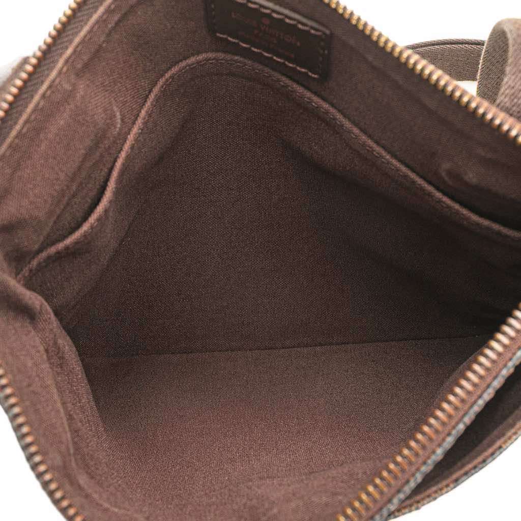 Louis Vuitton Damier Ebene Brooklyn Pochette Brown Canvas Very good - Model View