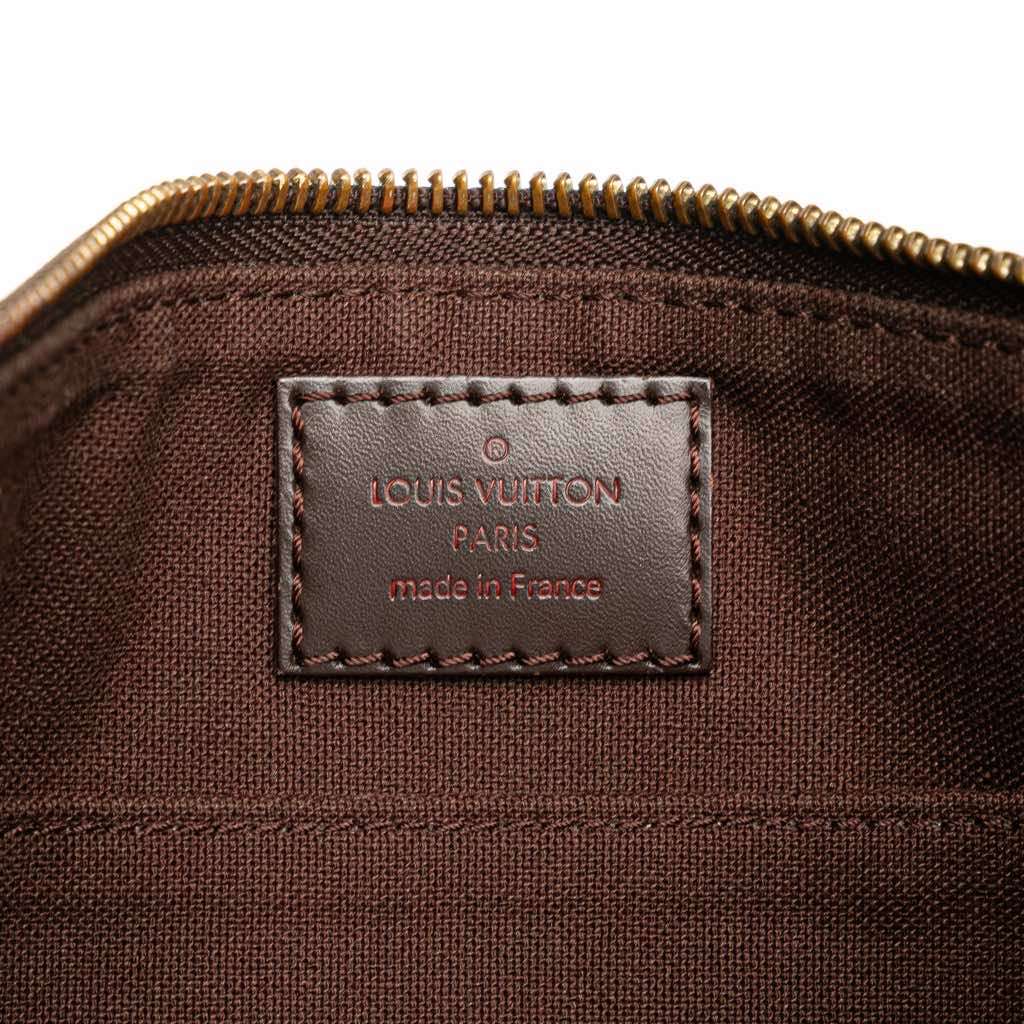 Louis Vuitton Damier Ebene Brooklyn Pochette Brown Canvas Very good - Box View