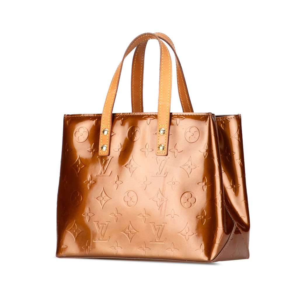 Louis Vuitton Monogram Vernis Reade PM Brown Leather Good - Back View