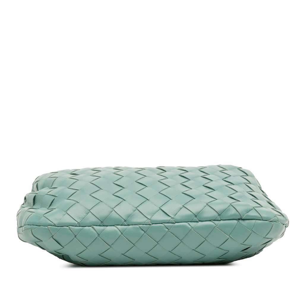 Bottega Veneta Mini Nappa Intrecciato Jodie Blue Leather Good - Inside View