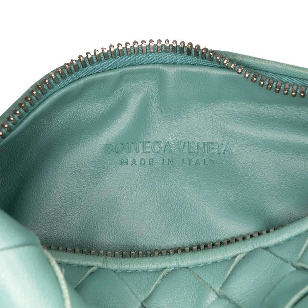 Bottega Veneta Mini Nappa Intrecciato Jodie Blue Leather Good - Box View