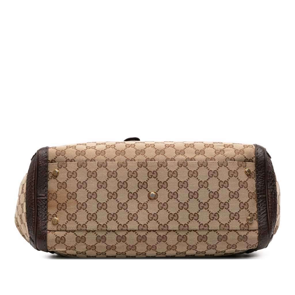 Gucci GG Canvas Running Tote Brown Canvas Good condition - Inside View