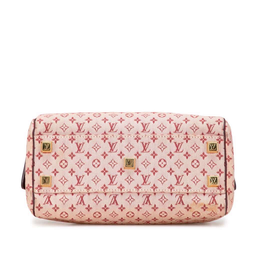 Louis Vuitton Monogram Mini Lin Josephine PM Red Canvas Good condition - Inside View