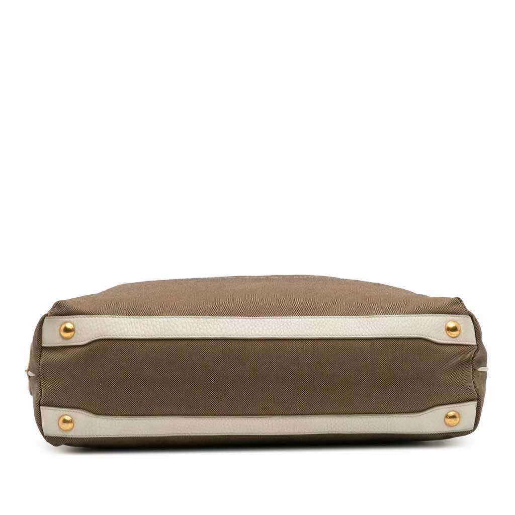 Prada Canvas Canapa Logo Shoulder Bag Brown Canvas Very good - Inside View