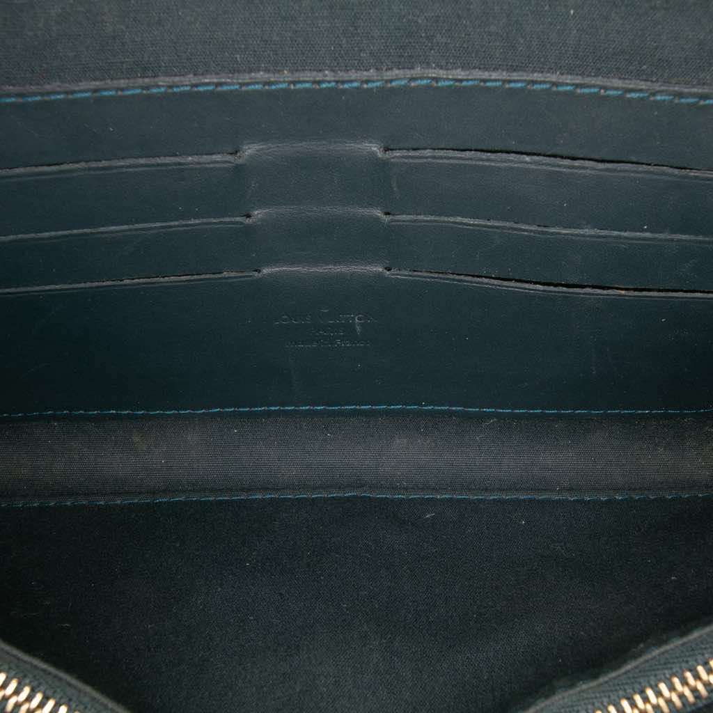 Louis Vuitton Monogram Vernis Sunset Boulevard Blue Leather Very good condition - Model View