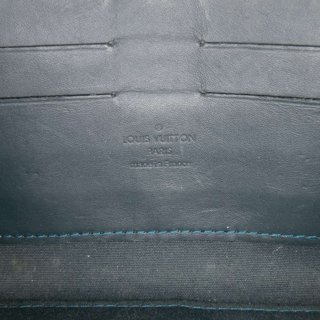 Louis Vuitton Monogram Vernis Sunset Boulevard Blue Leather Very good condition - Box View