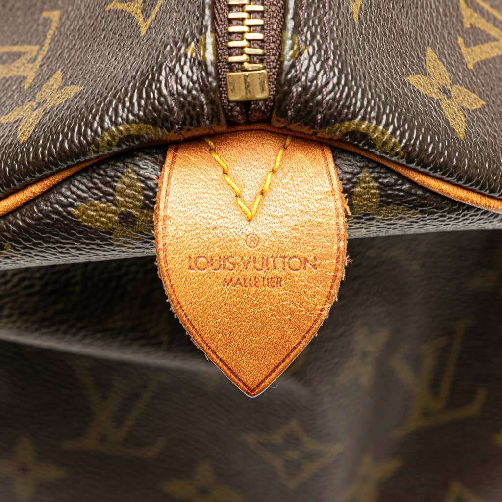 Louis Vuitton Monogram Speedy 30 Brown Canvas Fair - Box View