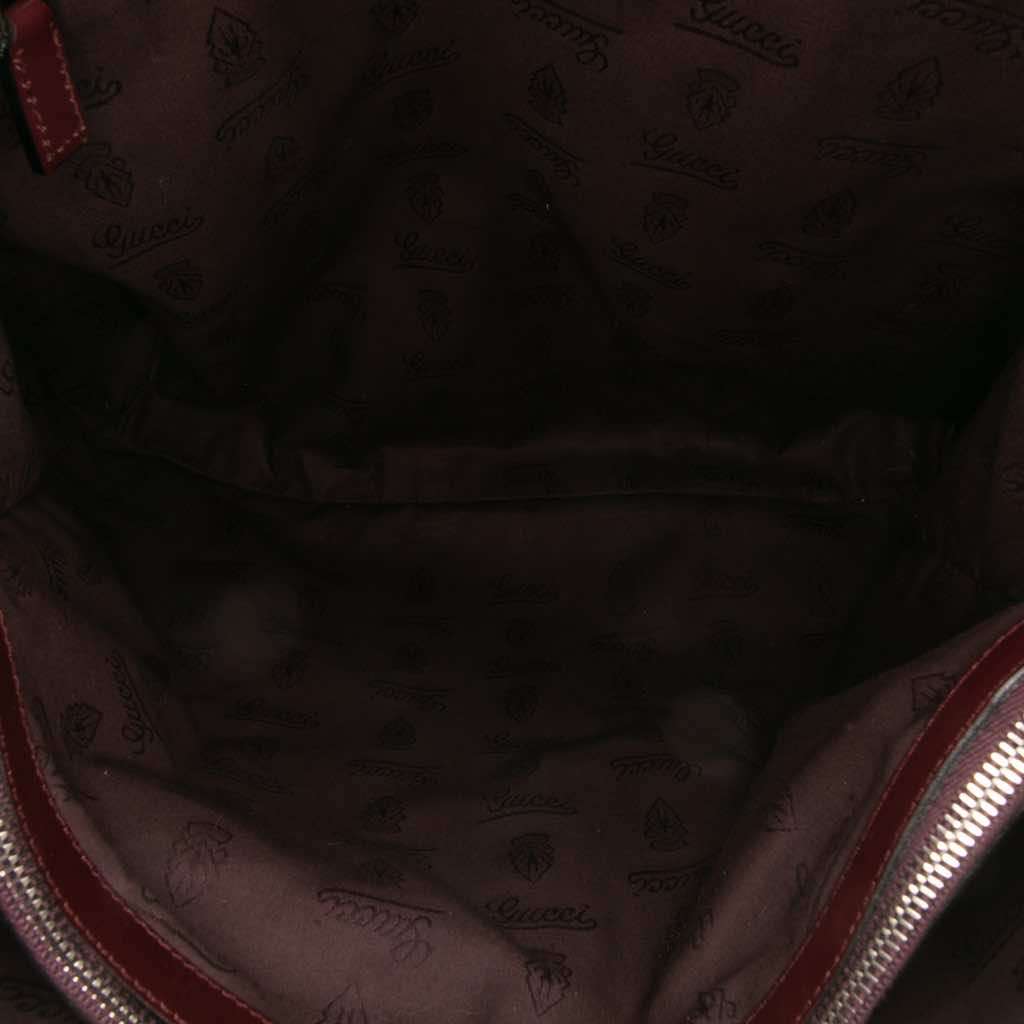 Gucci GG Imprime Joy Vertical Tote Red Canvas Good - Model View