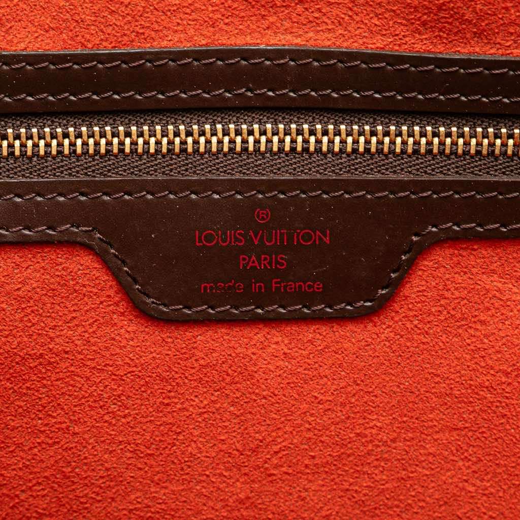 Louis Vuitton Damier Ebene Manosque PM Brown Canvas Good - Box View
