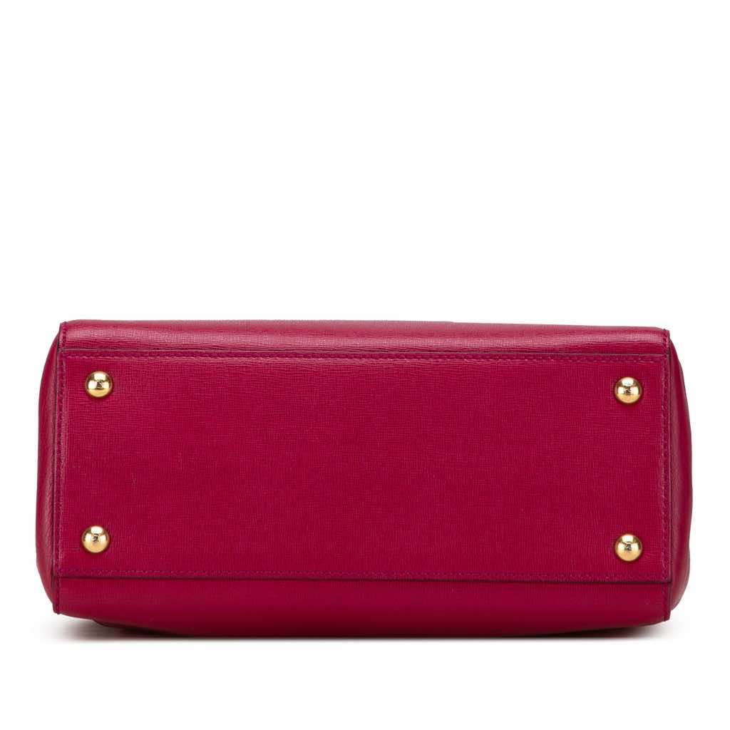 Fendi Leather Petit 2Jours Pink Leather Good - Inside View