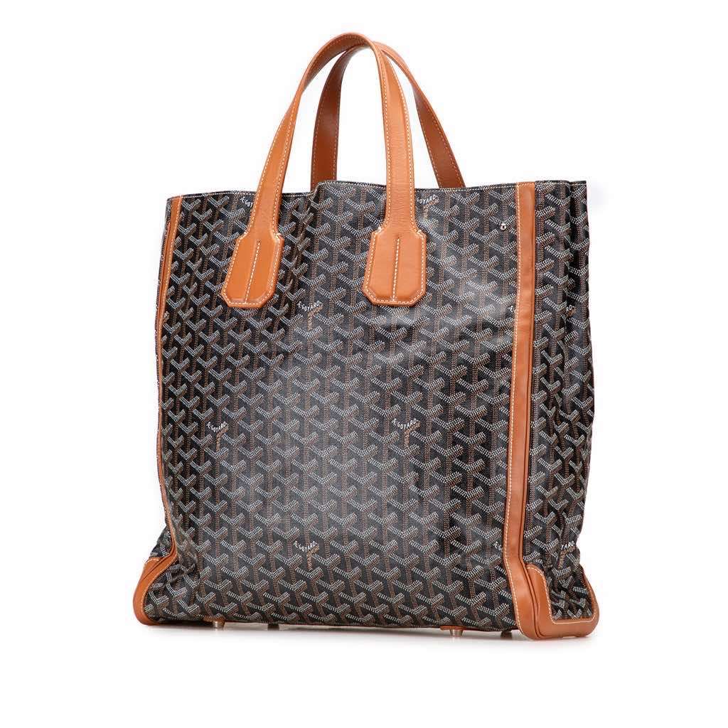 Goyard Goyardine Voltaire Black Canvas Good - Back View