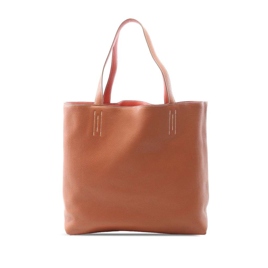 Hermès Clemence Double Sens 36 Brown Leather Good condition - Inside View