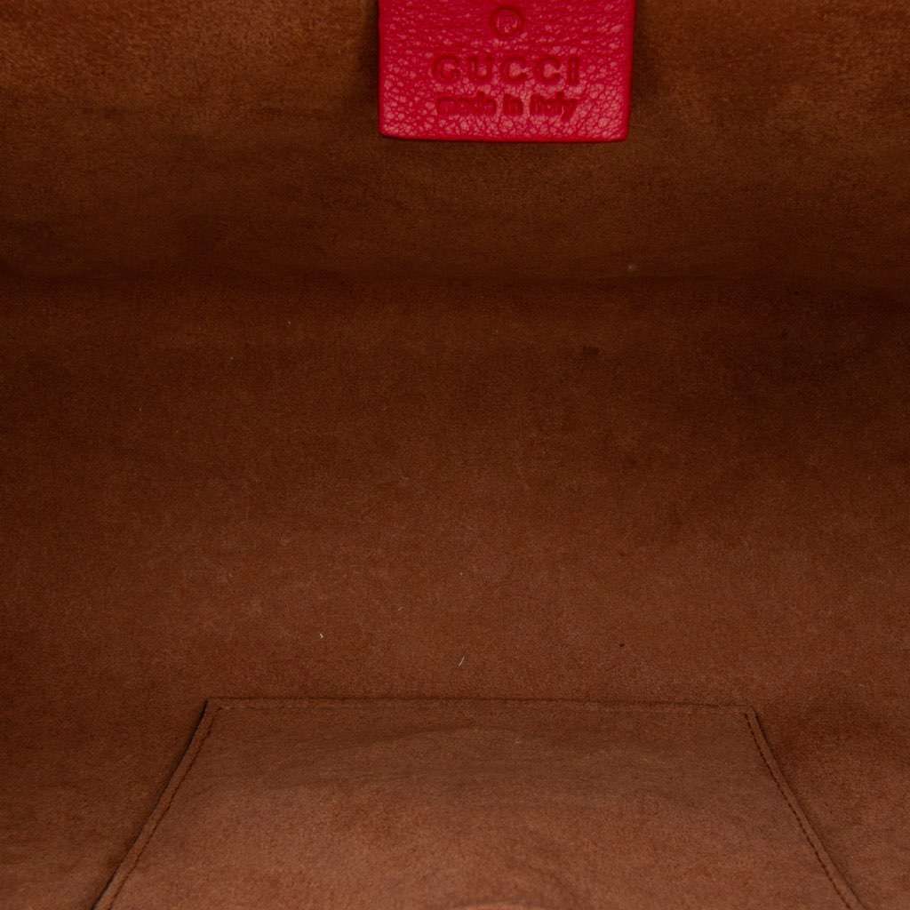 Gucci Medium Bicolor Leather Padlock Shoulder Bag Pink Leather Good - Model View