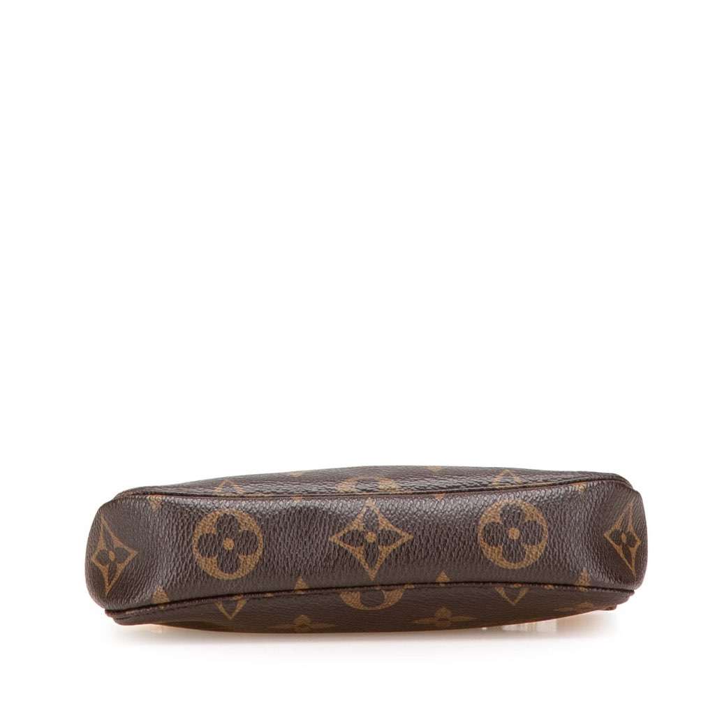 Louis Vuitton Monogram Mini Pochette Accessoires Brown Canvas Very good - Inside View