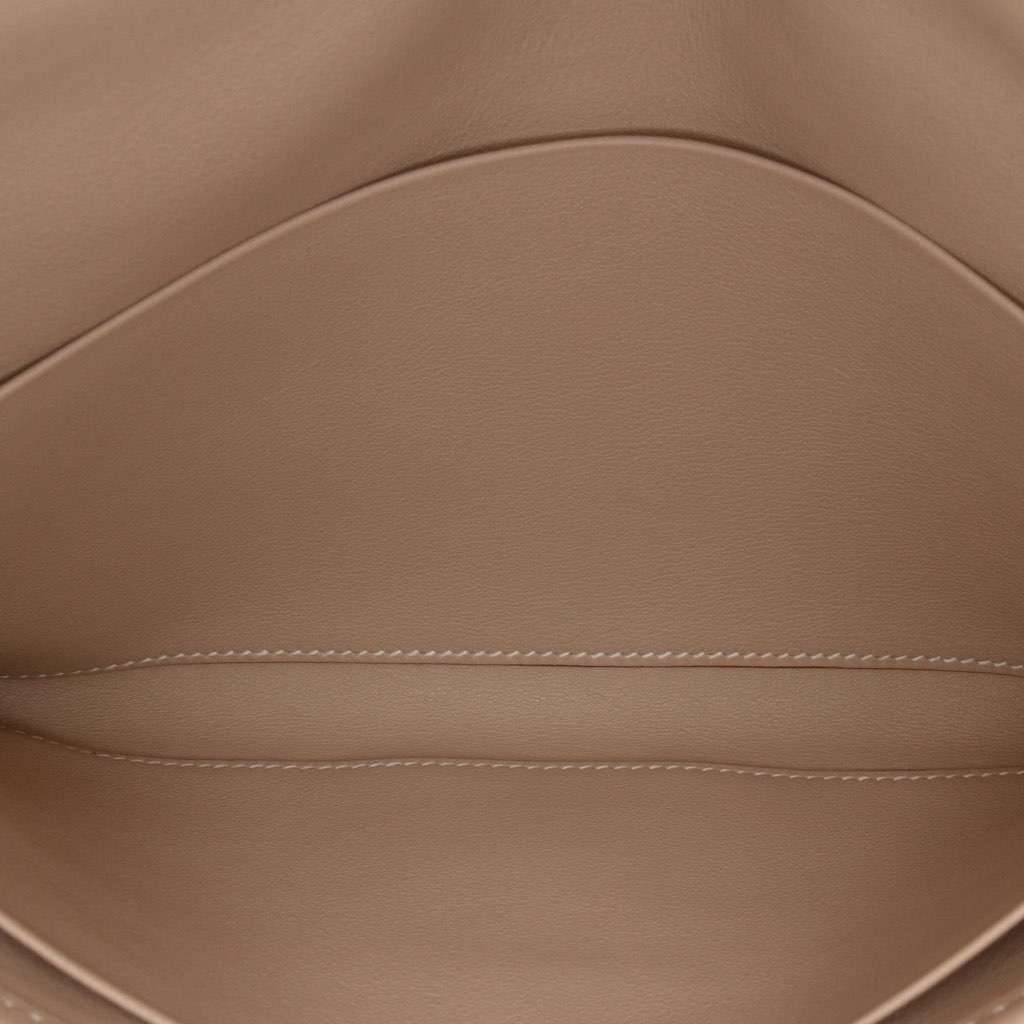 Hermès Swift Jige Duo Brown Leather Good condition - Model View
