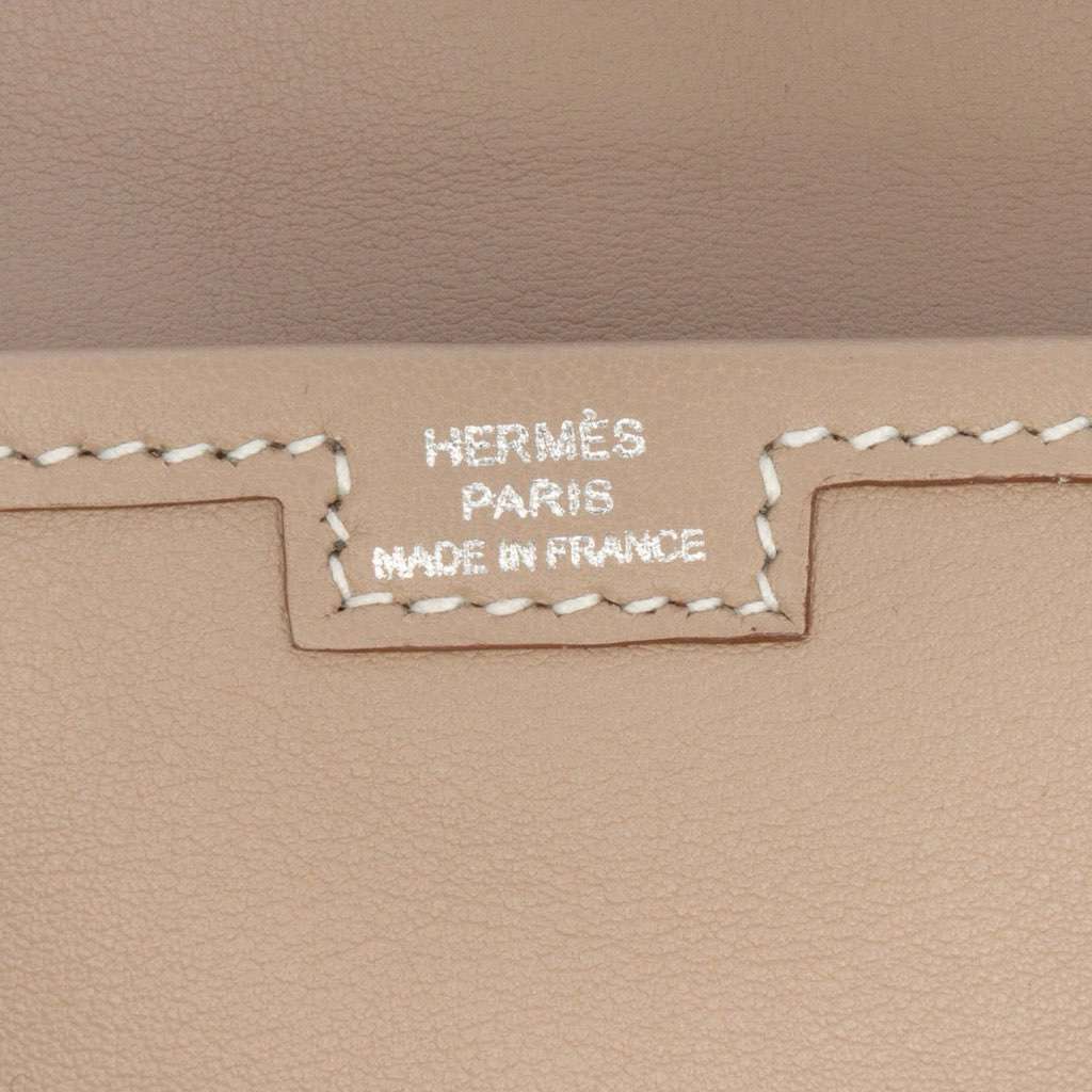 Hermès Swift Jige Duo Brown Leather Good condition - Box View