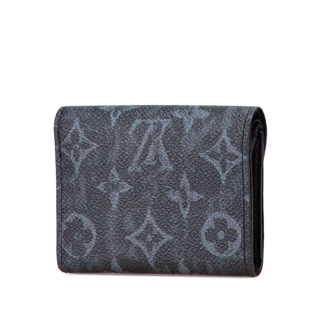 Louis Vuitton Monogram Pastel Cross Card Holder Black Canvas Very good condition - Back View