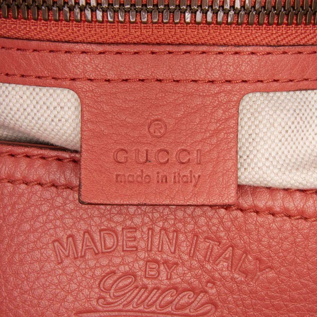 Gucci Medium Calfskin Bamboo Shopper Satchel Pink Leather Very good - Box View