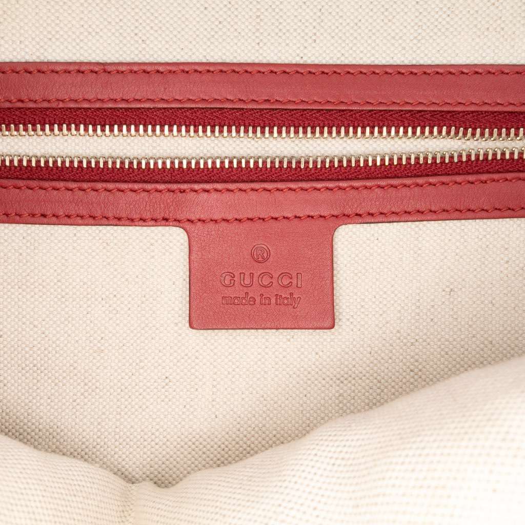 Gucci Large Microguccissima Patent Nice Dome Top Handle Bag Red Leather Good - Box View