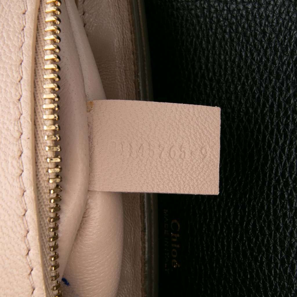 Chloé Medium Tricolor Leather Clare Shoulder Bag Brown Leather Fair condition - Box View