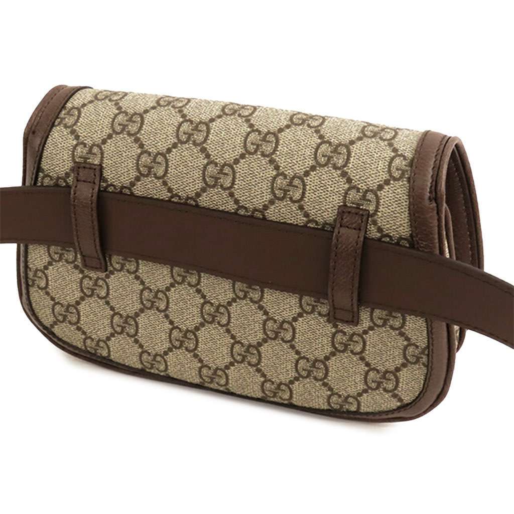 Gucci GG Supreme Blondie Belt Bag Brown Canvas Good condition - Back View