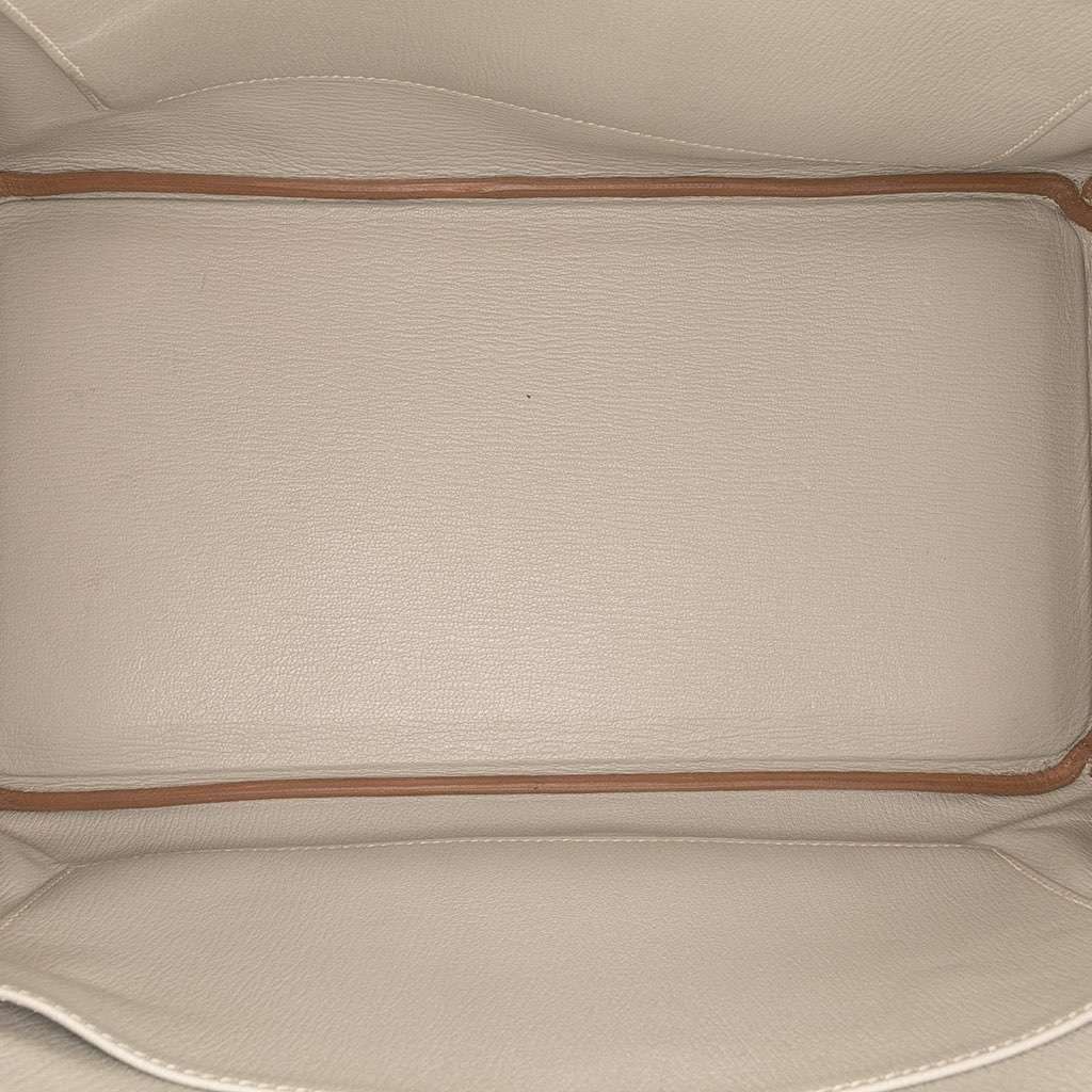 Hermès Epsom Birkin Retourne 35 Yellow Leather Good condition - Model View