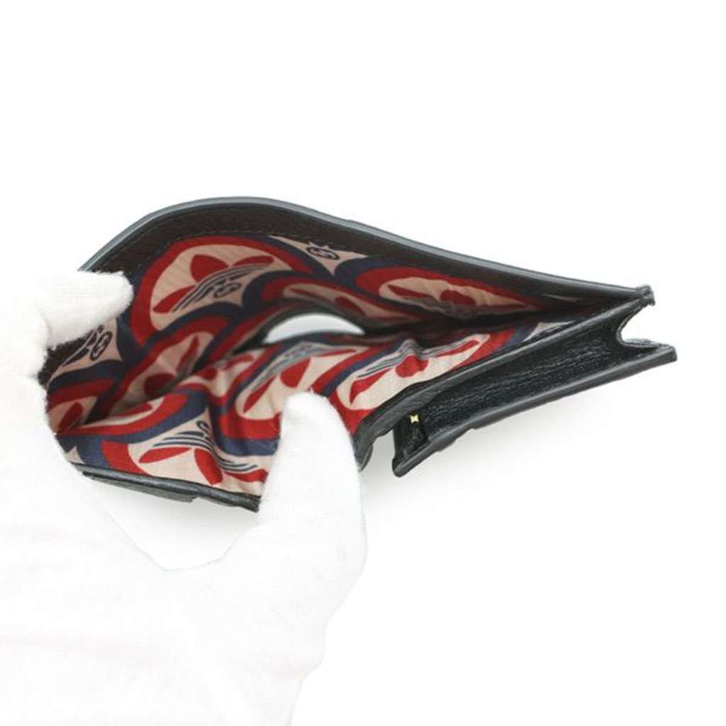 Gucci Adidas Leather Horsebit Wallet on Strap Black Leather Good - Model View