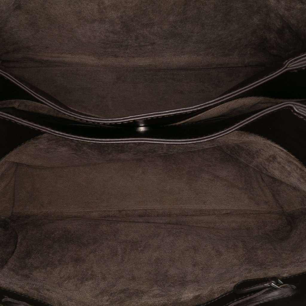 Bottega Veneta Medium Nappa Intrecciato Roma Tote Brown Leather Good - Model View